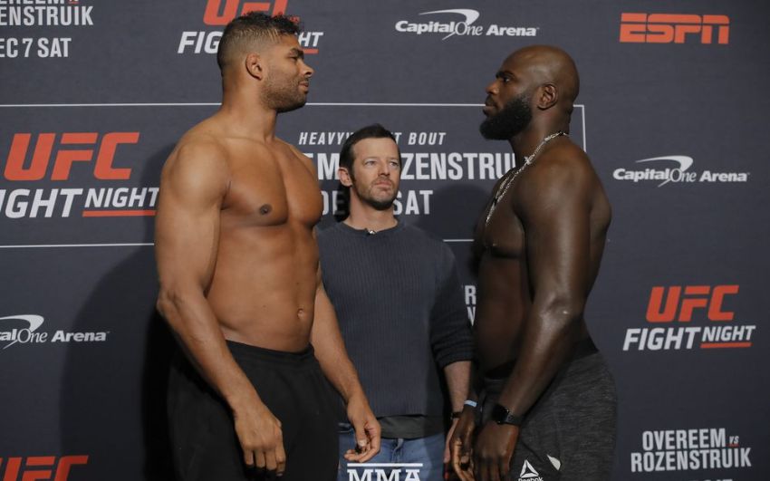 Видео боя Алистар Оверим - Жаирзиньо Розенштруйк UFC on ESPN 7