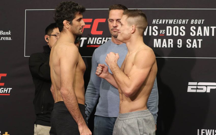 Видео боя Бенил Дариуш - Дрю Добер UFC Fight Night 146