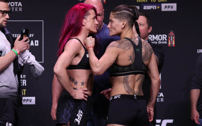 Видео боя Присцила Качоэйра - Джина Мазани UFC 262
