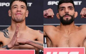 Результаты взвешивания UFC Fight Night 246: Брэндон Морено – Амир Албази