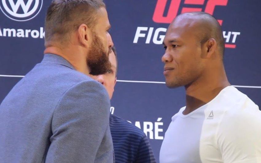 Битвы взглядов UFC Fight Night 164: Ян Блахович - Роналдо Соуза