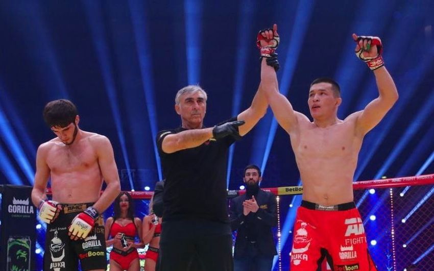 Видео боя Шамиль Бахачалиев – Сыймык Култаев AMC Fight Nights 110