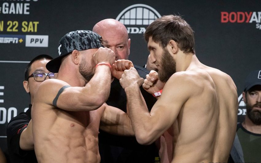 Видео боя Саид Нурмагомедов - Коди Стеманн UFC 270