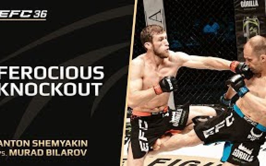 Видео боя Мурад Биларов – Антон Шемякин EFC 36