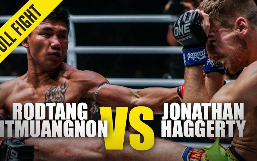 Видео боя Родтанг Джитмуангнон - Джонатан Хаггерти One Championship A New Tomorrow