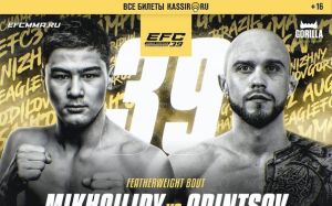 Видео боя Андрей Одинцов – Дмитрий Михайлиди EFC 39