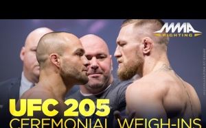 Официальное взвешивание UFC 205