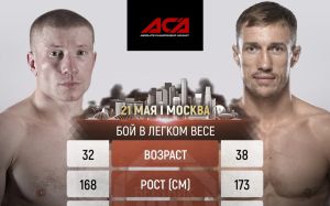 Видео боя Артем Дамковский – Александр Матмуратов ACA 139