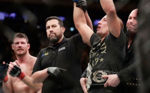 Интервью Жоржа Сент-Пьера и Майкла Биспинга после боя на UFC 217