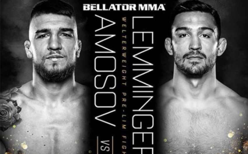 Видео боя Ярослав Амосов - Марк Лемминджер Bellator 244