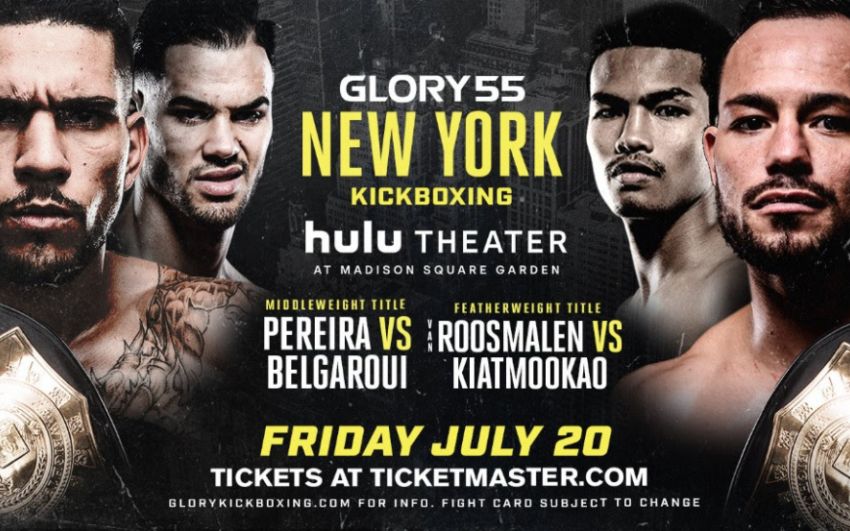 Прямая трансляция GLORY 55: Алекс Перейра - Йосри Белгари