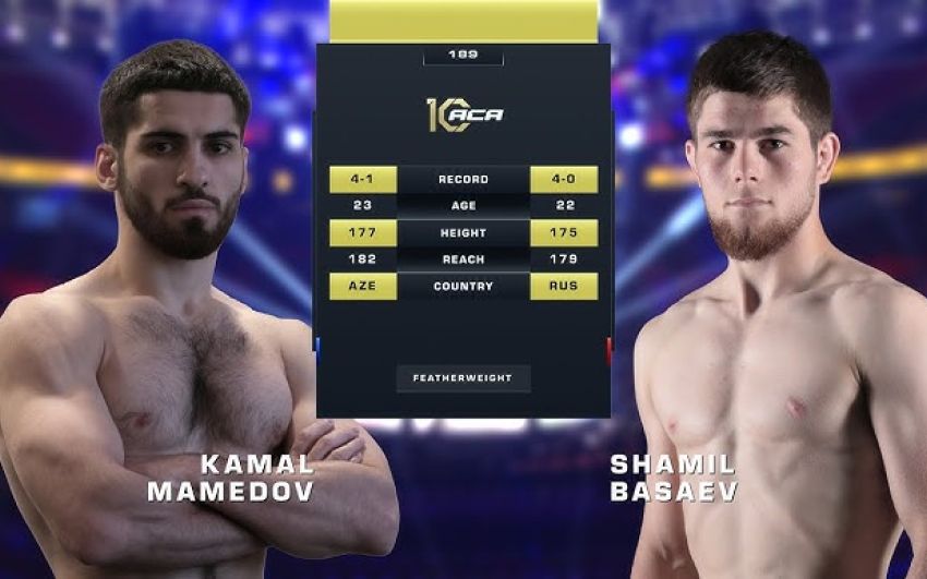 Видео боя Камал Мамедов – Шамиль Басаев ACA 189