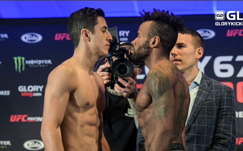 Видео боя Тревор Реджин — Абрахам Видайлес Glory 67