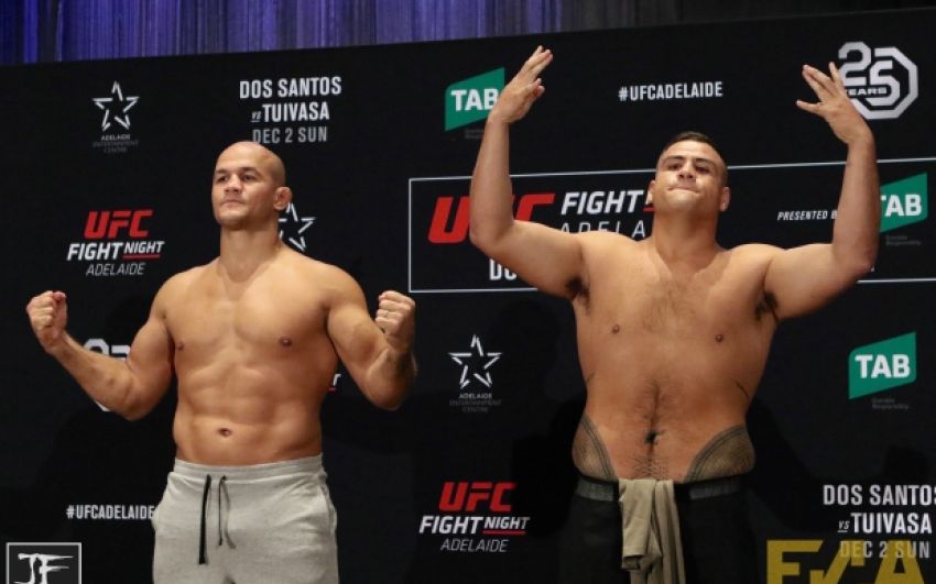 Видео боя Джуниор Дос Сантос - Тай Туиваса UFC Fight Night 142