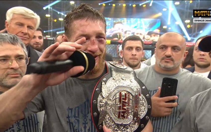 Слова Владимира Минеева после победы над Магомедом Исмаиловым на AMC Fight Nights 105