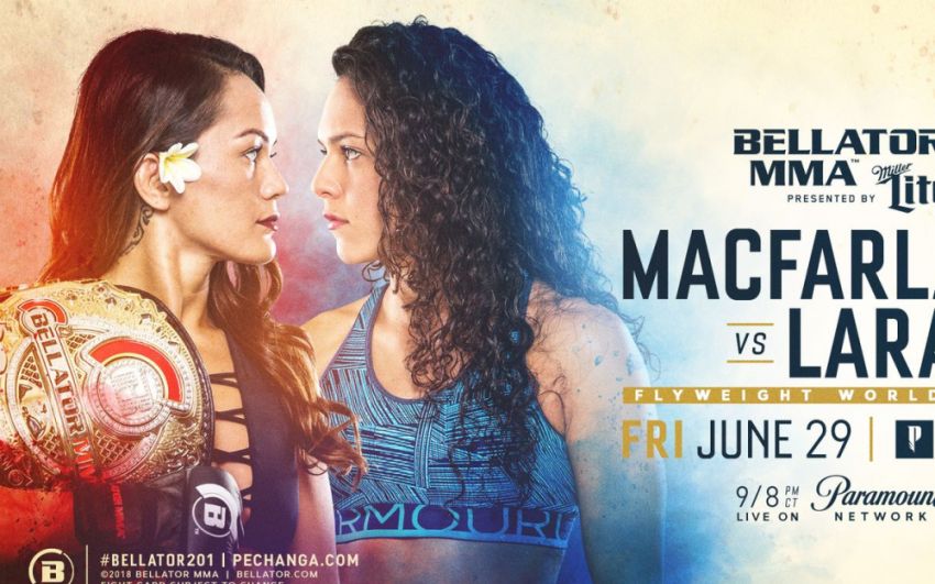 Результаты турнира Bellator 201: Макфарлейн - Лара