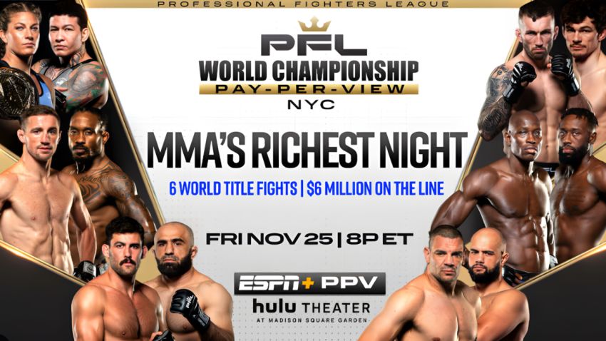 Прямая трансляция PFL 10: 2022 Championships