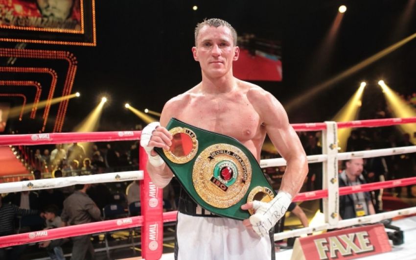 Российский боксер Трояновский защитил титулы чемпиона мира по версии IBO и IBF