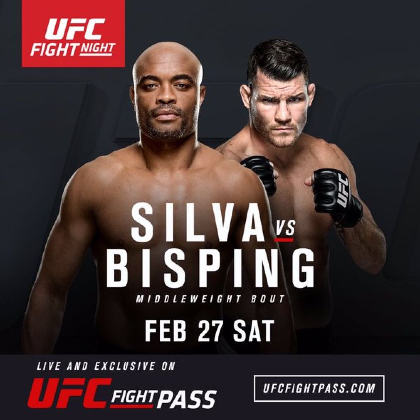 Прямая трансляция UFC Fight Night 84 London. Андерсон Сильва - Майкл Биспинг 