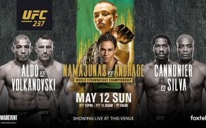 Результаты турнира UFC 237: Роуз Намаюнас - Джессика Андраде