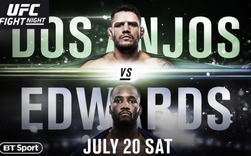 Где смотреть UFC on ESPN 4: Рафаэль Дос Аньос - Леон Эдвардс, Алексей Олейник - Уолт Харрис