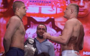 Официальная церемония взвешивания Fight Nights Global 68