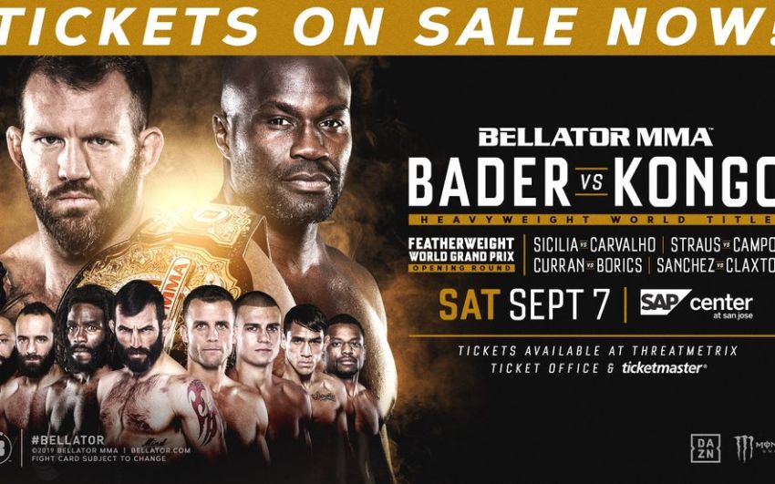 Файткард турнира Bellator 226: Райан Бейдер - Чейк Конго