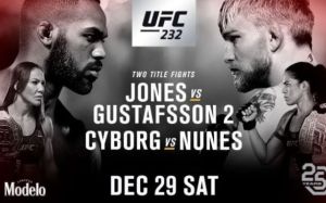 Медицинские отстранения после турнира UFC 232: Джонс - Густафссон 2