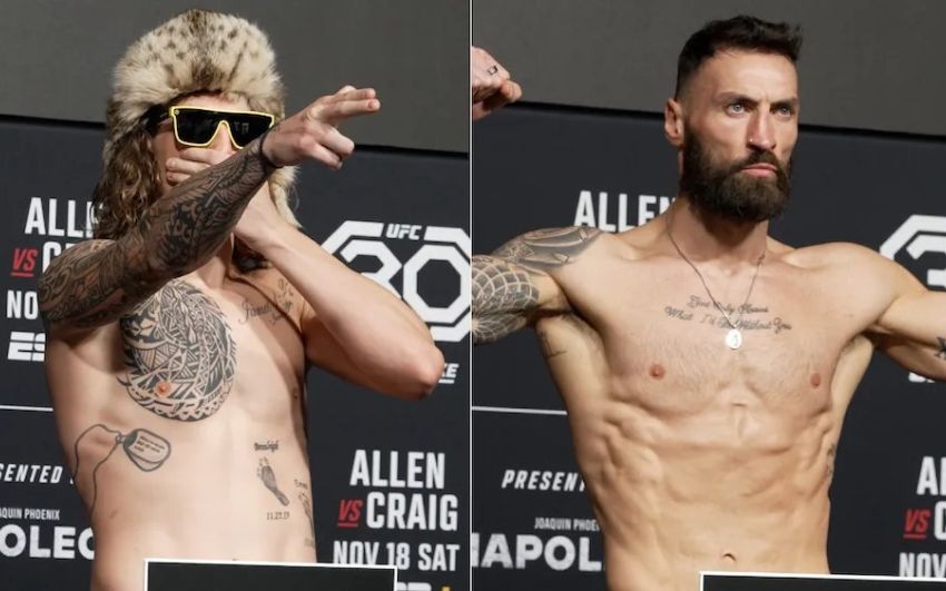 Результаты взвешивания UFC Fight Night 232