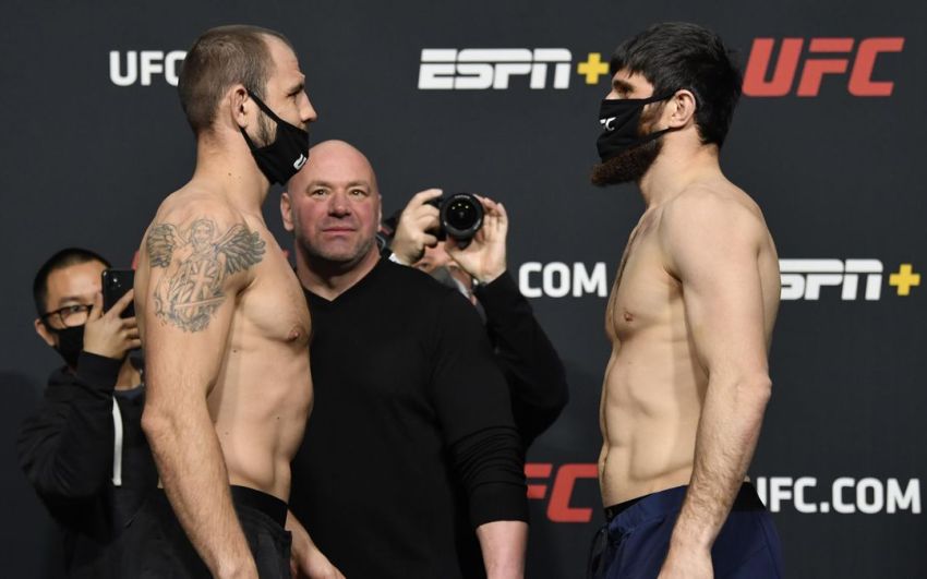 Видео боя Магомед Анкалаев - Никита Крылов UFC Fight Night 186