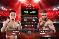 Видео боя Кирилл Крюков – Василий Зубков Fight Nights Global 98