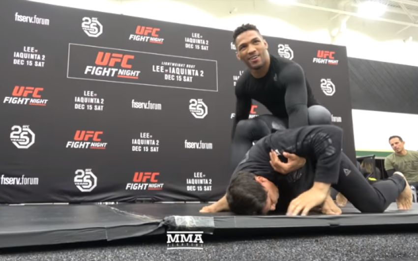 Открытые тренировки главных участников UFC on FOX 31: Кевин Ли - Эл Яквинта 2