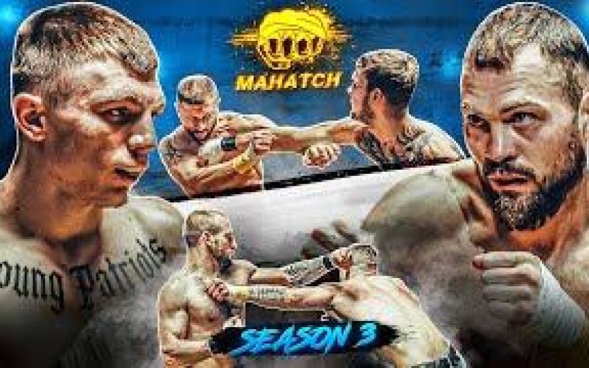 Видео боев Герман "Гера" Файзулин - Анатолий "Бобер" Данилюк, Евгений Светличный - Антон "Тяпа" Калашников, Александ "Собака" Омельчук - Вадим "Баскетболист" Теплюк Mahatch S3E11