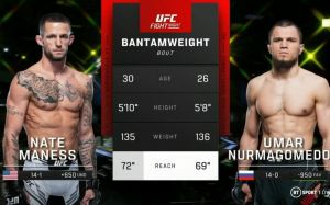 Видео боя Умар Нурмагомедов - Нэйт Манесс UFC on ESPN 38