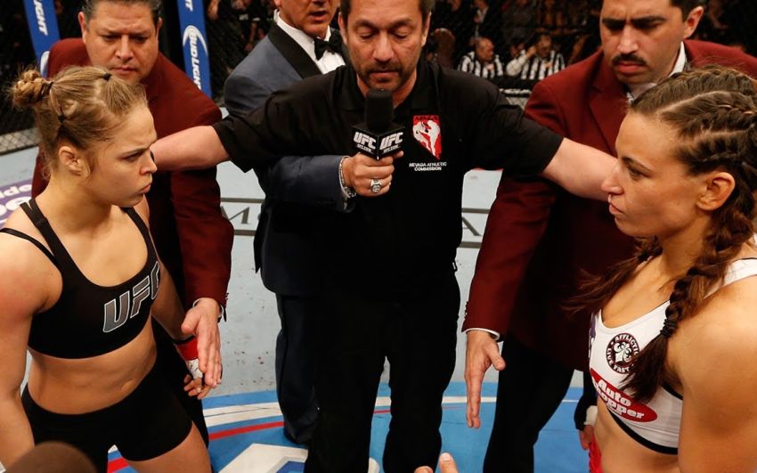 Видео боя Ронда Роузи – Миша Тейт 2 UFC 168