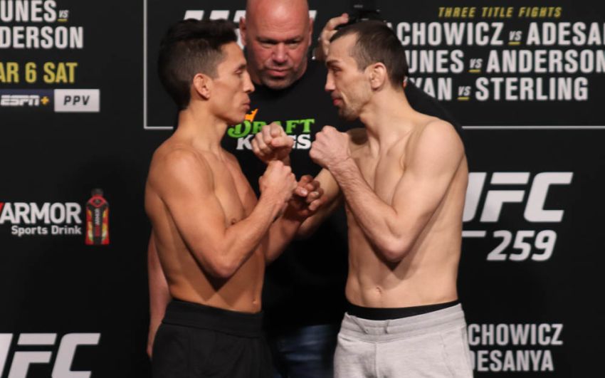 Видео боя Аскар Аскаров - Джозеф Бенавидес UFC 259