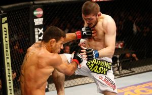 Видео боя Хабиб Нурмагомедов - Рафаэль Дос Аньос UFC on Fox 11