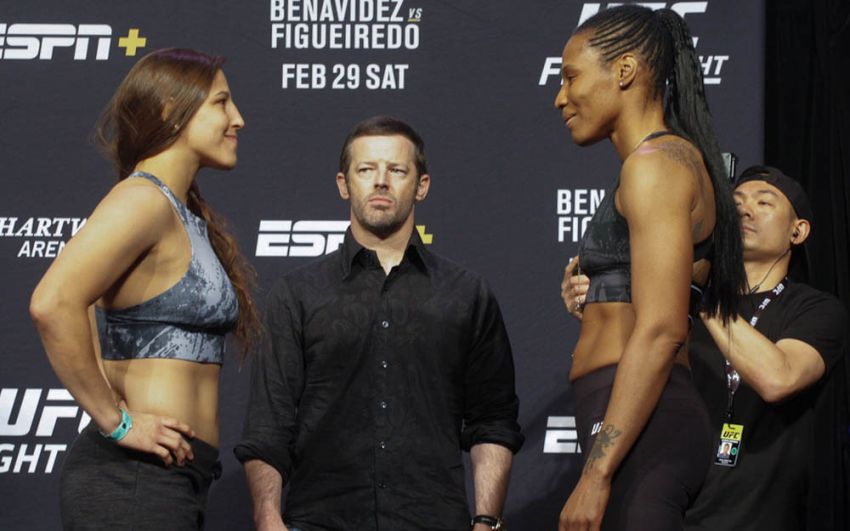 Видео боя Зара Фэйрн Дос Сантос - Фелисия Спенсер UFC Fight Night 169