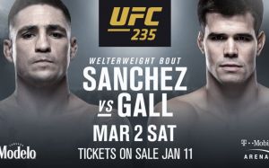 Поединок Диего Санчеса и Микки Галла добавлен в кард турнира UFC 235
