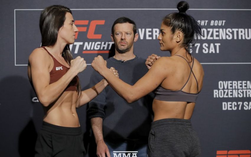 Видео боя Синтия Калвилльо - Марина Родригес UFC on ESPN 7