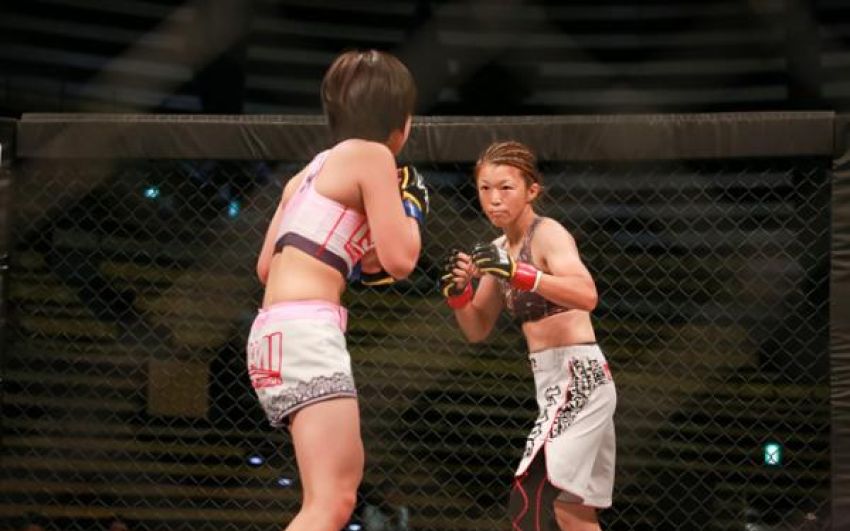 Видео боя Канна Асакура - Алисса Гарсия Rizin 3