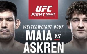 Ставки на UFC Fight Night 162: Коэффициенты букмекеров на турнир Бен Аскрен - Демиан Майя
