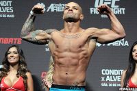 За перевес на UFC 205 Тиаго Алвес дисквалифицирован на 3 месяца 