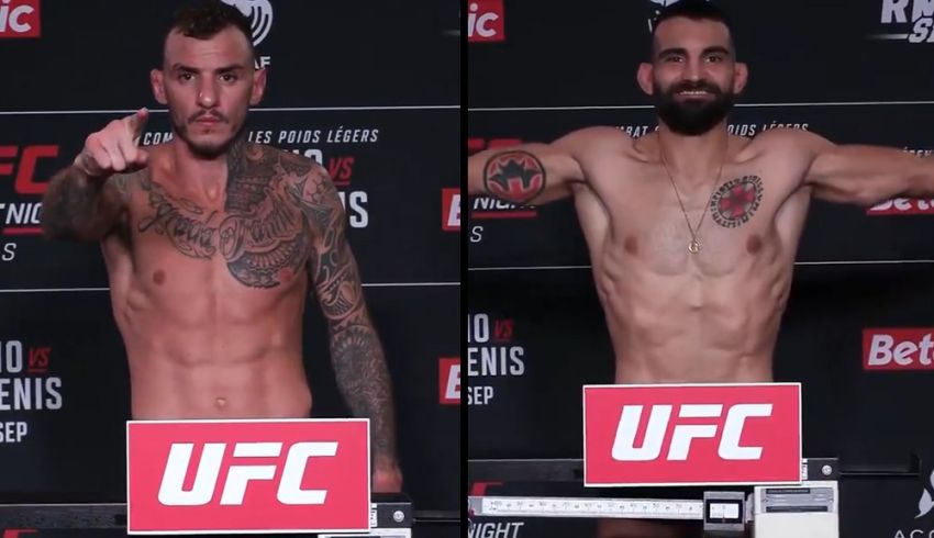 Результаты взвешивания турнира UFC Fight Night 243