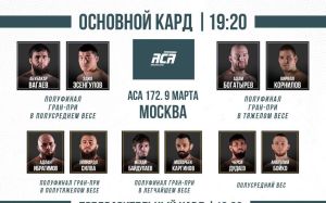 Видео боя Гилиарде Мота – Арен Акопян ACA 172