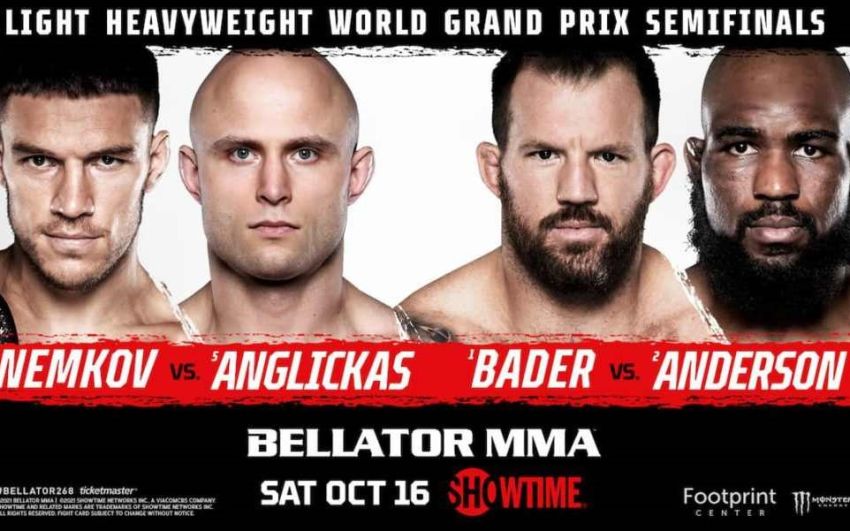Файткард турнира Bellator 268