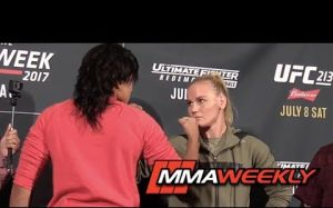Битва взглядов перед UFC 213