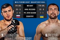 Видео боя Магомед Магомедкеримов - Павел Кущ PFL 10