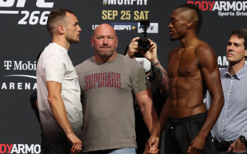 Видео боя Урош Медич - Джалин Тернер UFC 266