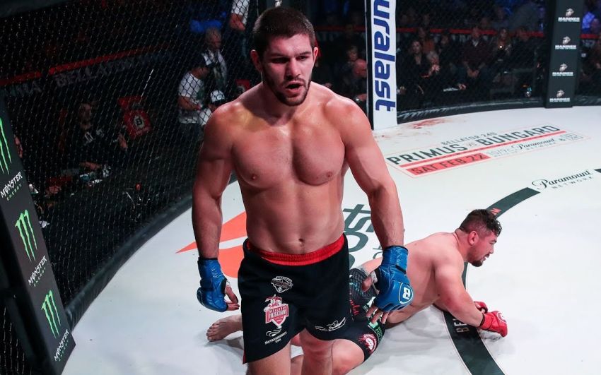 Видео боя Валентин Молдавский – Стив Моури Bellator 284